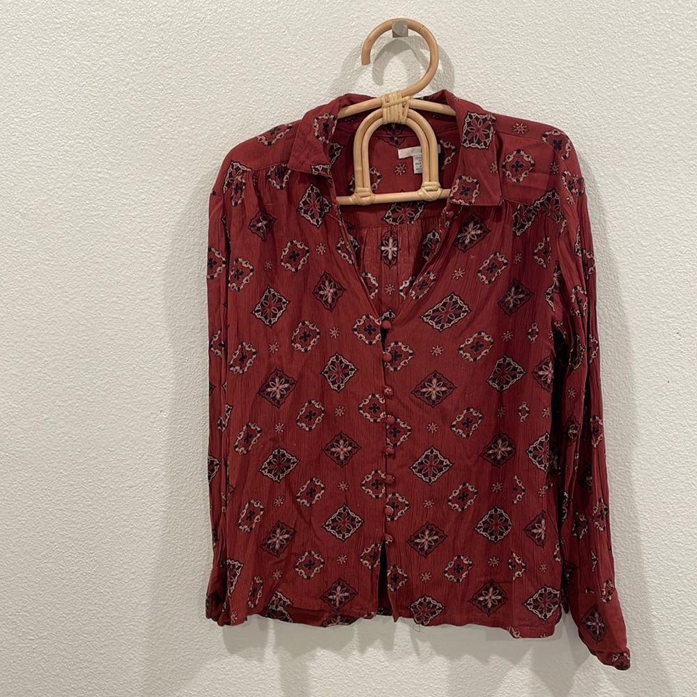 Amuse Society patterned blouse